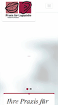 Mobile Screenshot of logopaedin-duesseldorf.de